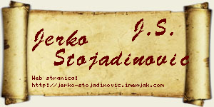 Jerko Stojadinović vizit kartica